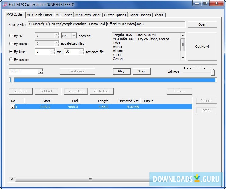 mp3 cutter joiner pc software download