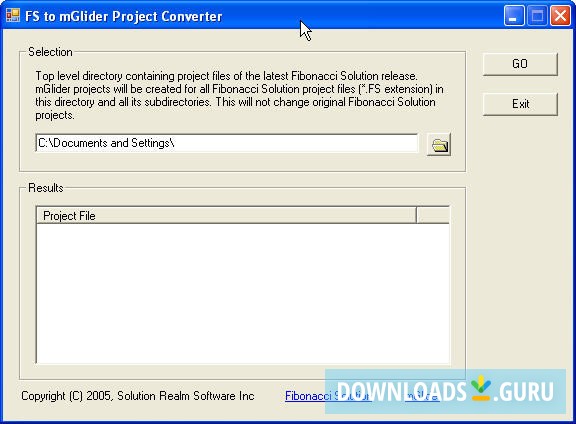 Fibonacci Solution to mGlider project converter