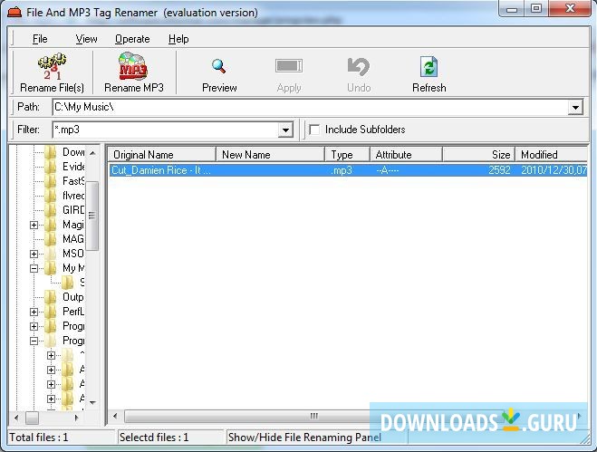 mp3 tag scanner