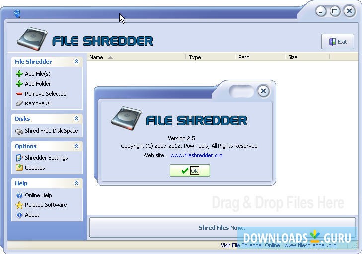 file shredder program for windows xp