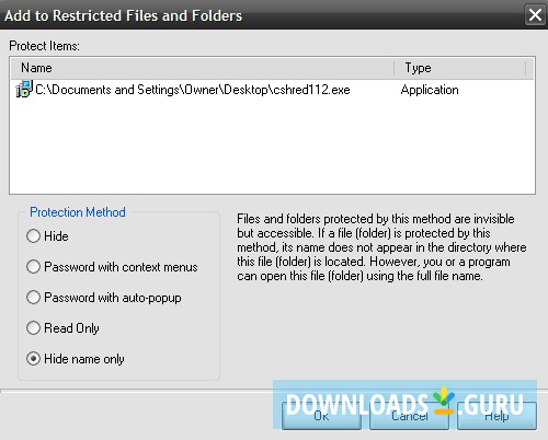 File and Folder Privacy