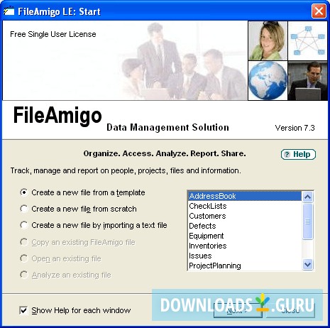 Create New File Option