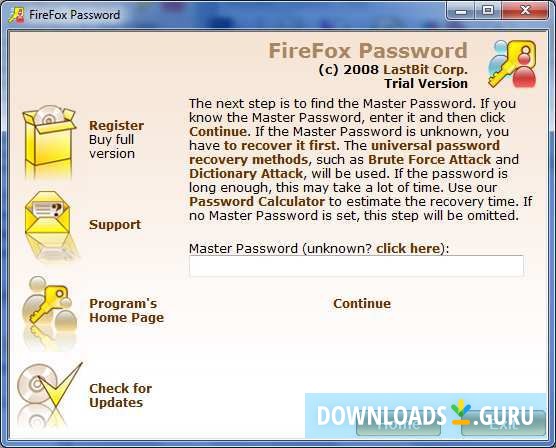 FireFox Password
