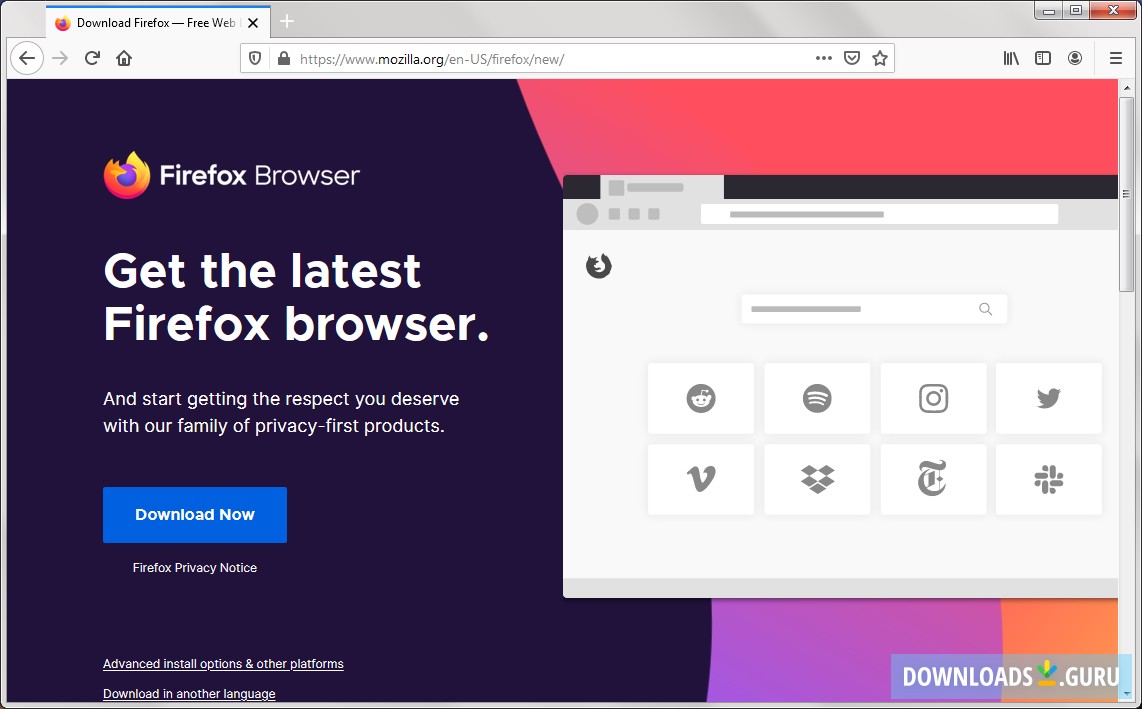 what is current version of firefox for windows 10