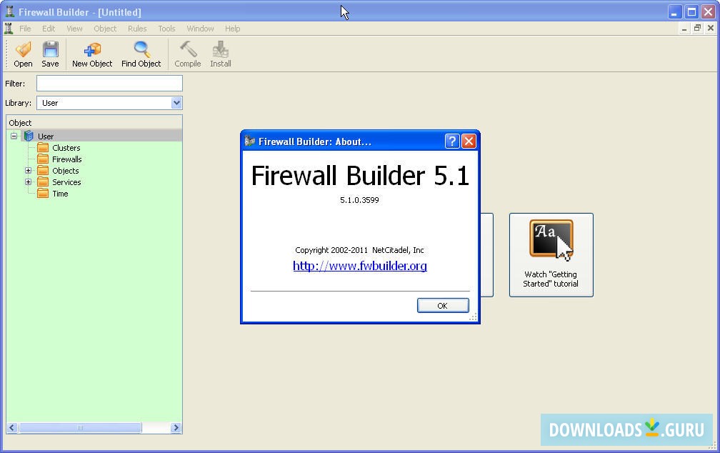firewall builder classify action missing