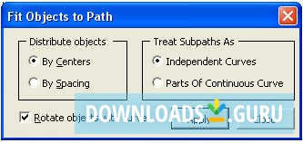 Fit Object To Path for CorelDRAW X3