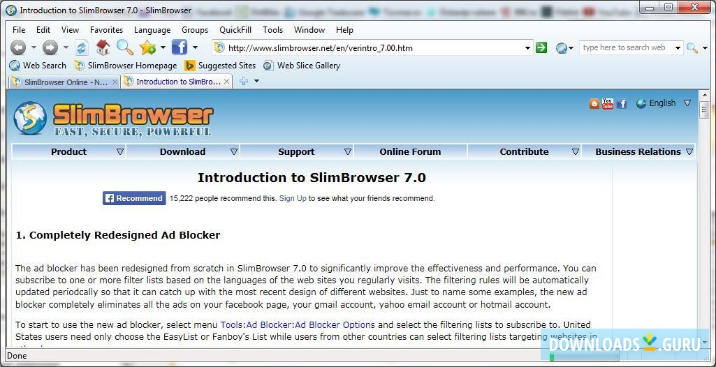 download the new version for windows Slim Browser 18.0.0.0