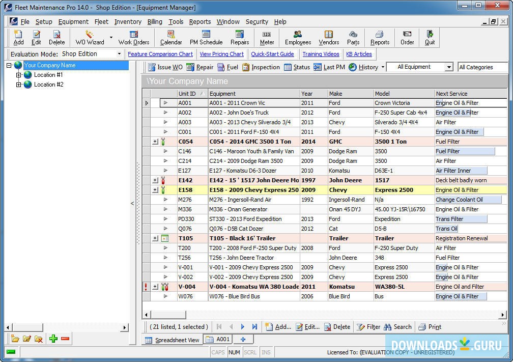 Fleet Maintenance Pro