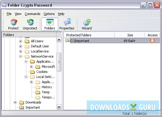 Folder Crypto Password