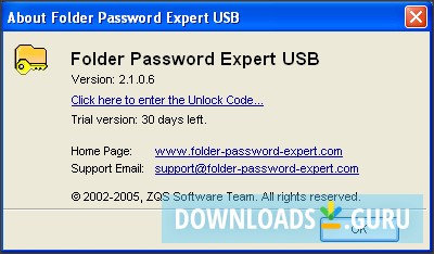 Folder Password Expert USB