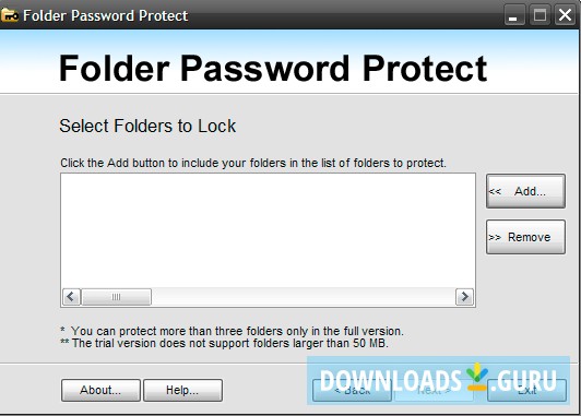 folder password lock pro