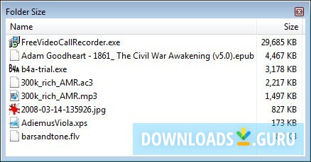 Sorting Files by Size