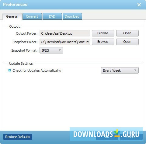 instal FonePaw Video Converter Ultimate 8.2