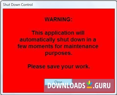 Force Shut Down for Microsoft Access