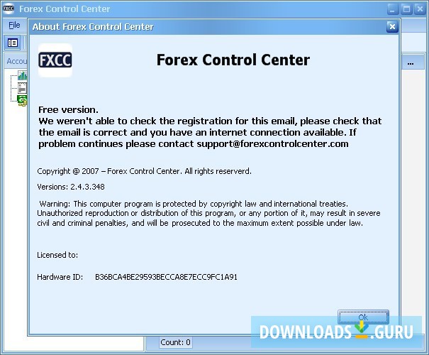 Forex Control Center