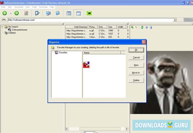 Favorites organizer.