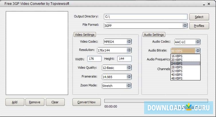 Free 3GP Video Converter by Topviewsoft