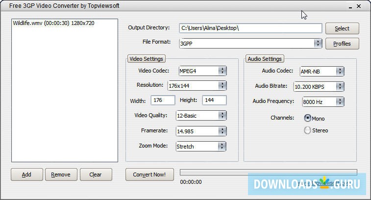 Free 3GP Video Converter by Topviewsoft