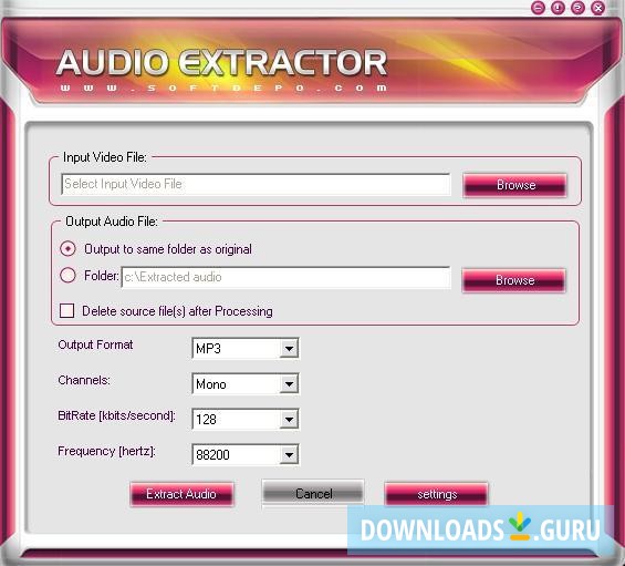Free Audio Extractor