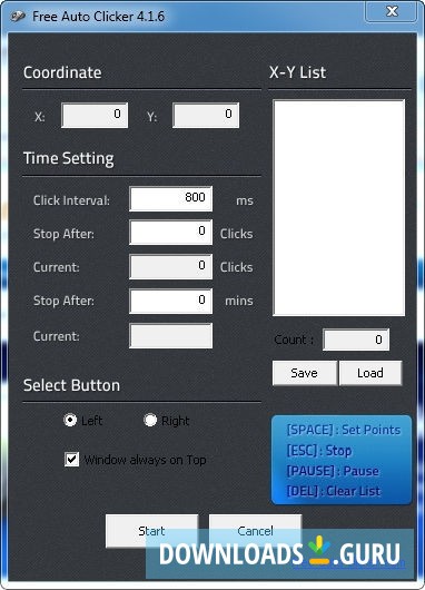 can gs auto clicker work in windows 10