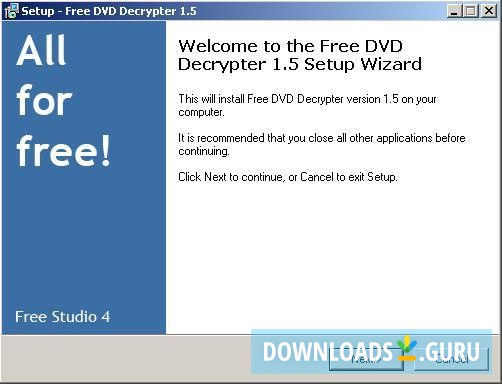 Free DVD Decrypter