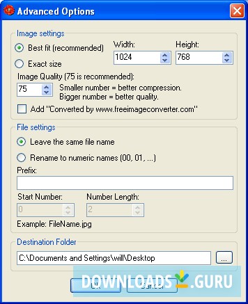 Advanced Conversion Option