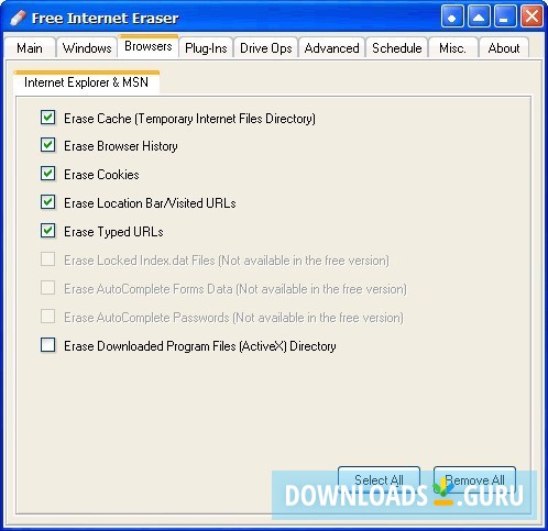 IE Cleaning