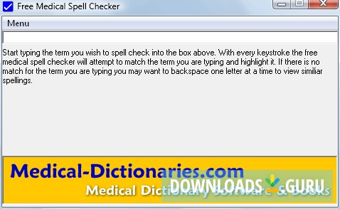 Free Medical Spell Checker