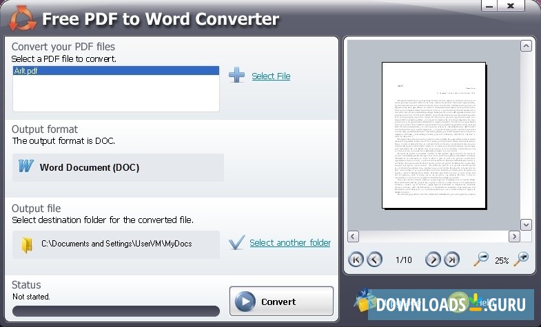 Download Free PDF to Word Converter for Windows 10/8/7 (Latest version Sns-Brigh10