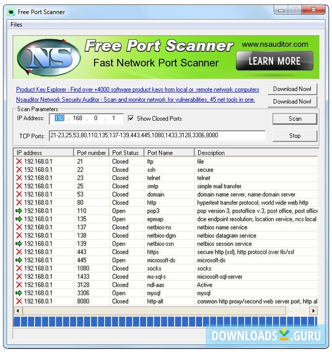 Free Port Scanner