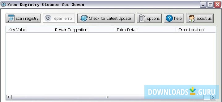 Free Registry Cleaner For Seven