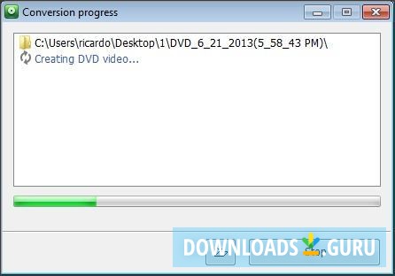 DVD Video Creation in Progress