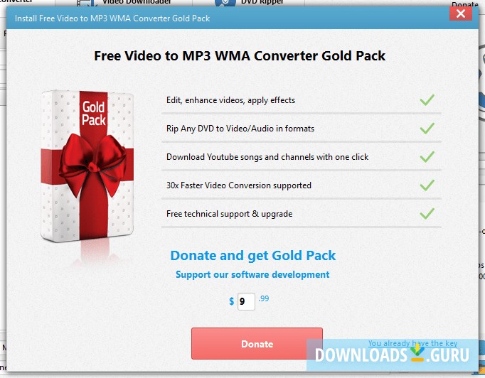 Gold Pack Upgrade Request