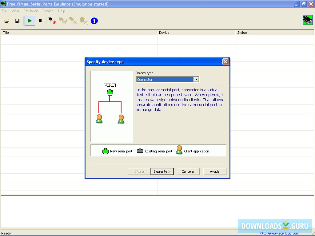 Free Virtual Serial Ports Emulator