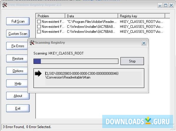 Free Window Registry Repair