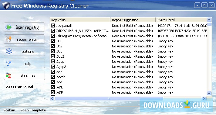 registry repair windows 10 free download