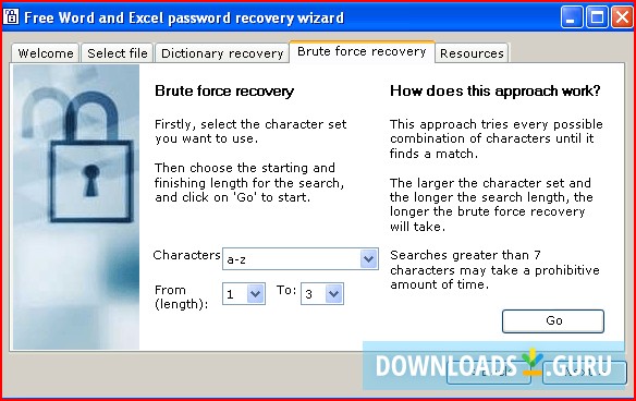password wizard windows 8