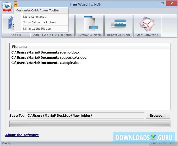 Free Word To PDF
