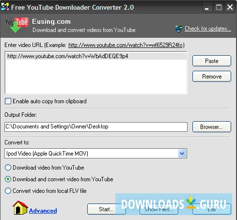 i need a free youtube downloader and converter for windows 8