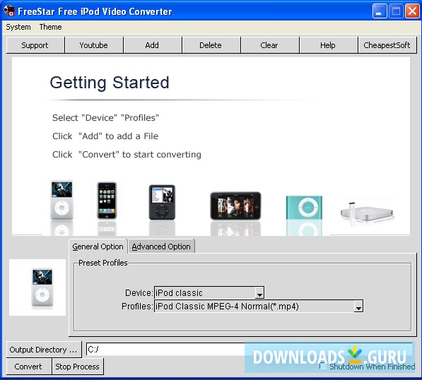 FreeStar Free iPod Video Converter