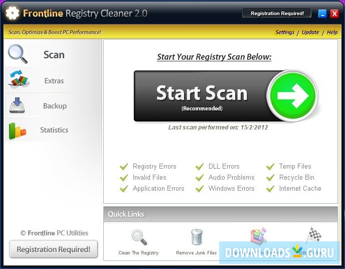 FrontLine Registry Cleaner