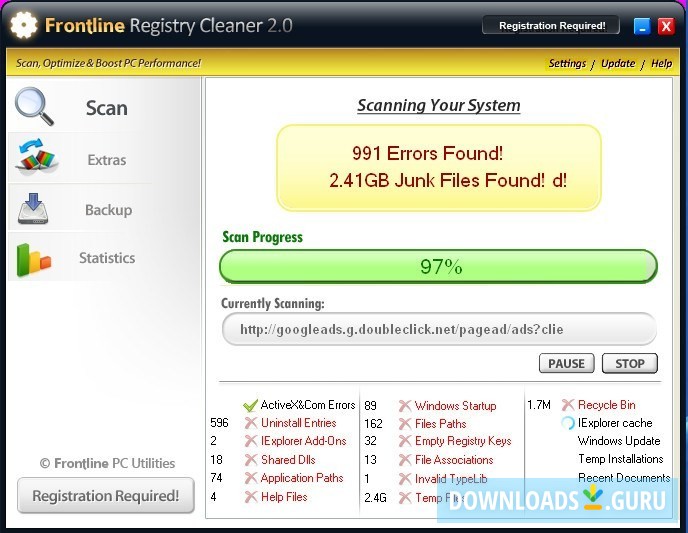 FrontLine Registry Cleaner