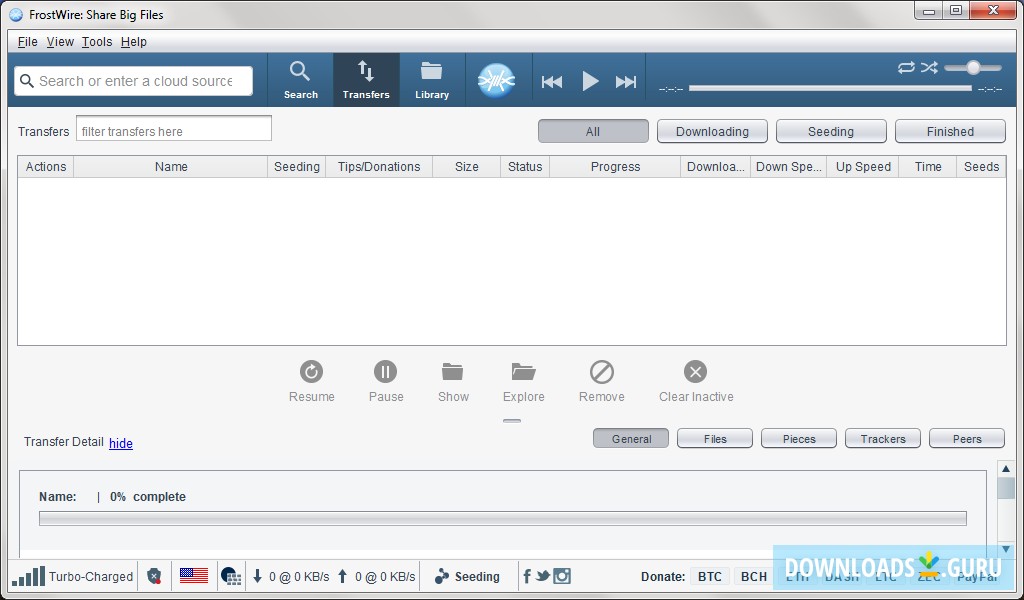 old version of frostwire 5.7 for windows 7