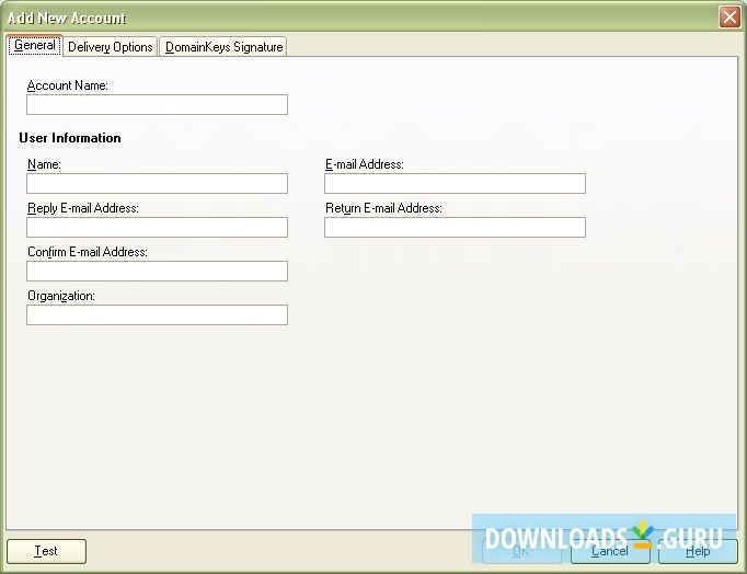 EasyMail New Account