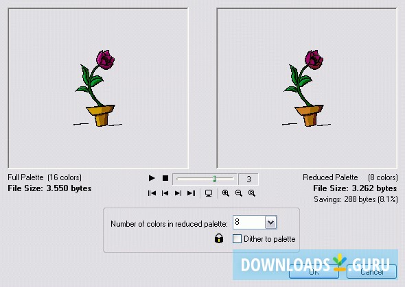 Color palette editing