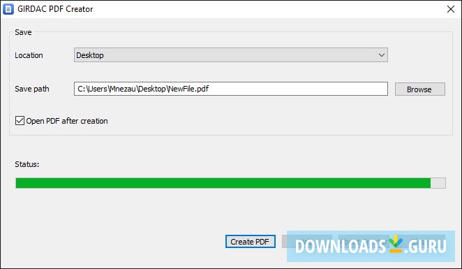 GIRDAC Free PDF Creator