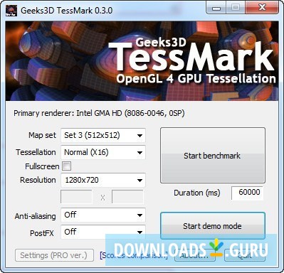 download the new version Geeks3D FurMark 1.37.2