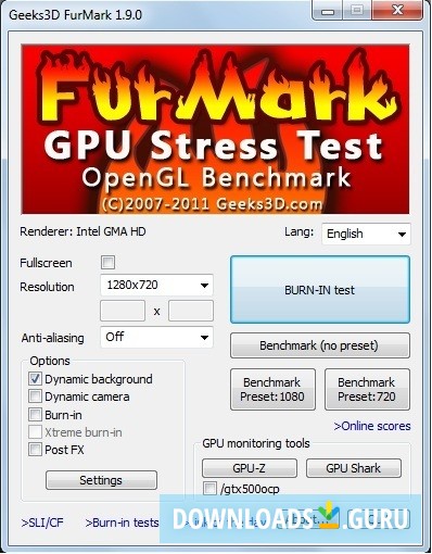 Geeks3D FurMark 1.35 for ios instal free