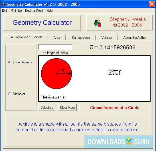 Geometry Calculator