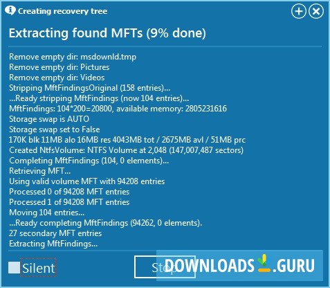 Creating Recovery Tree